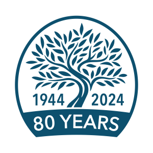 1944-2004 80 Years logo