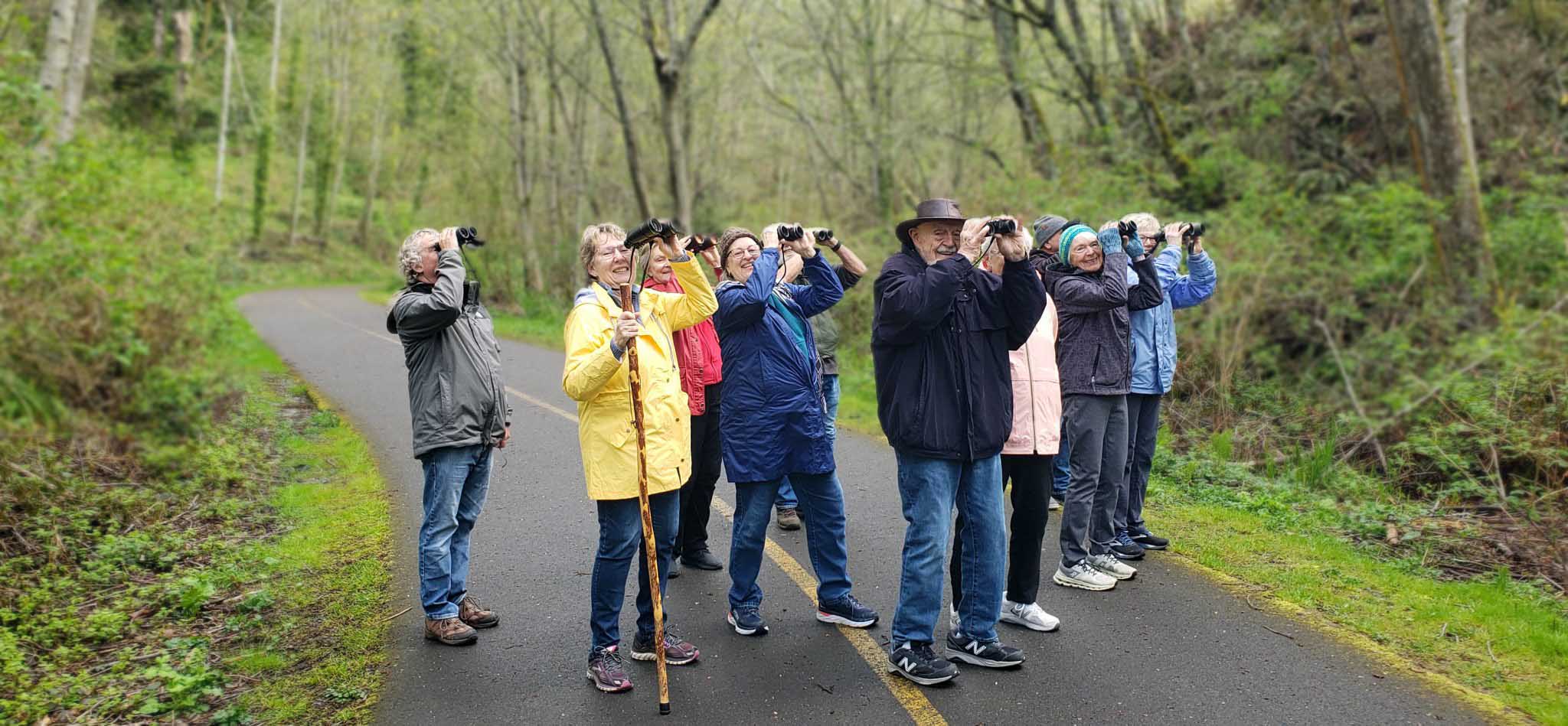 Wesley U bird watching