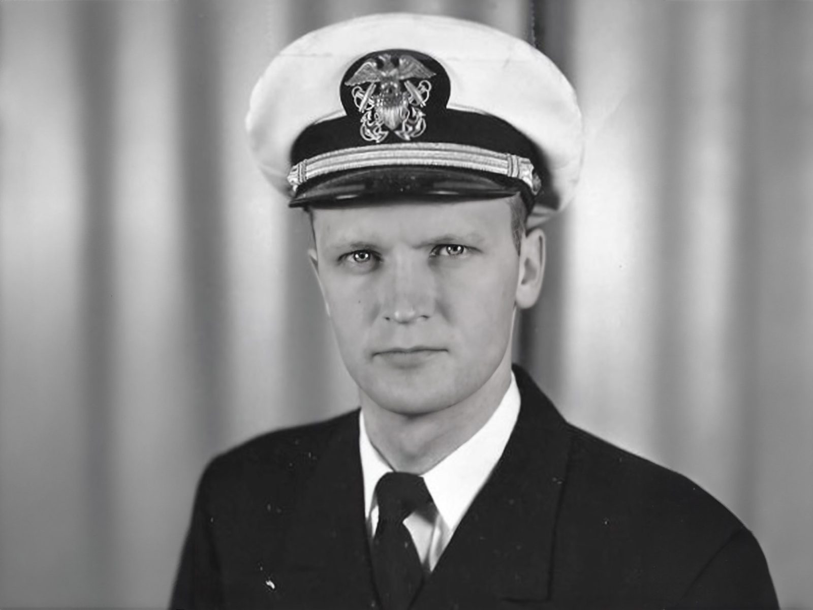 Russ deCastongrene in Naval Uniform